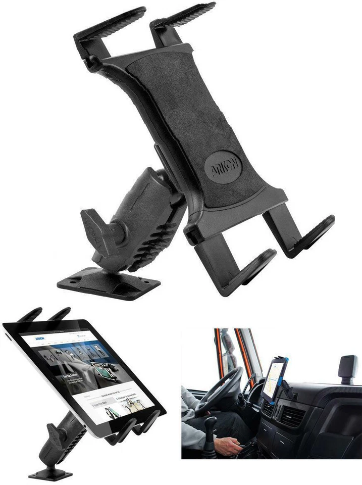 Arkon Heavy Duty Car Drill Base Flat Surface Mount For Apple iPad and iPad Air - Image 2 of 4