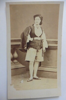 CDV Foto der Tänzerin Blanche Montaubry Ballett Opéra de Paris - Disdéri 1864