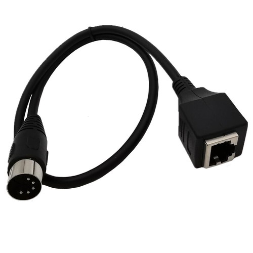 RJ45 8P8C na 5Pin 5 Pin Wtyczka Gniazdo MIDI Adapter sieciowy Kabel Konwerter Przewód - Zdjęcie 6 z 6