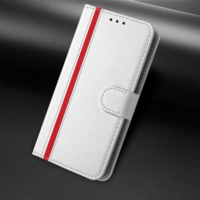 Handy Tasche Hülle für Motorola G60 G30 E32 E22 G22 Spleißen Leder Flip Wallet