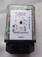 Warrick 16MB3A0 Liquid Level Control Plug-in Relay 24VAC W/ RB08-PC Socket