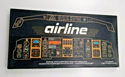 1985 Airline Board Game ~ A World of Fun Players are Pilots of their own Planes