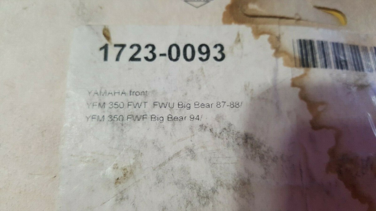 SBS 2114 Brake Shoes Yamaha YFM 350 NOS (8338) | eBay