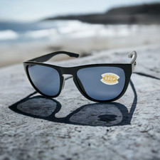 Costa Del Mar IRIE sunglasses BLACK GRAY plastic 580P lens NEW