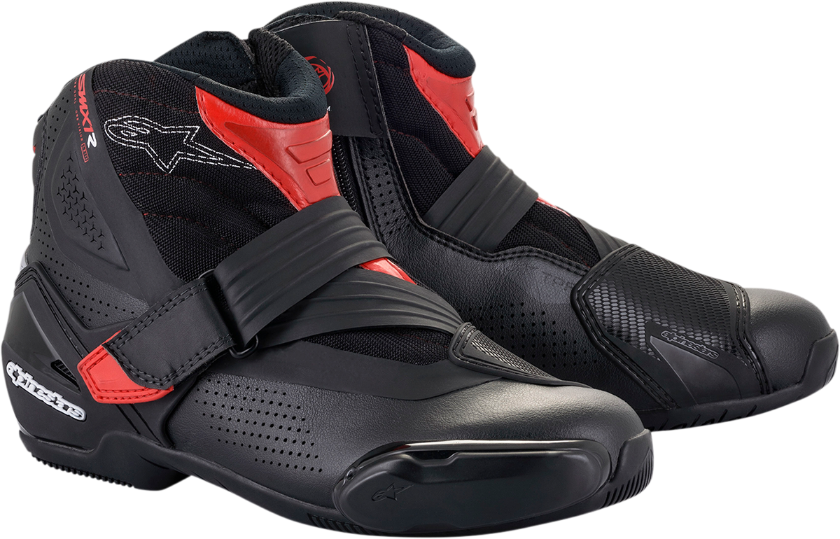 Alpinestars SMX-1R Vented V2 Boots US 10.5 / EU 45 Black/Red | eBay