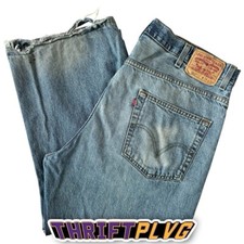 Y2K Levi s Strauss Co 569 Loose Straight Skater Grunge Baggy Wide Leg Jeans