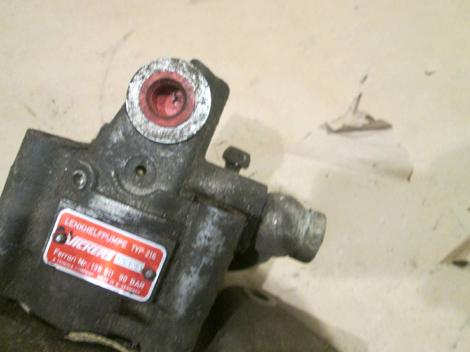 Ferrari Mondial T Power Steering Pump & Bracket P/N 139511