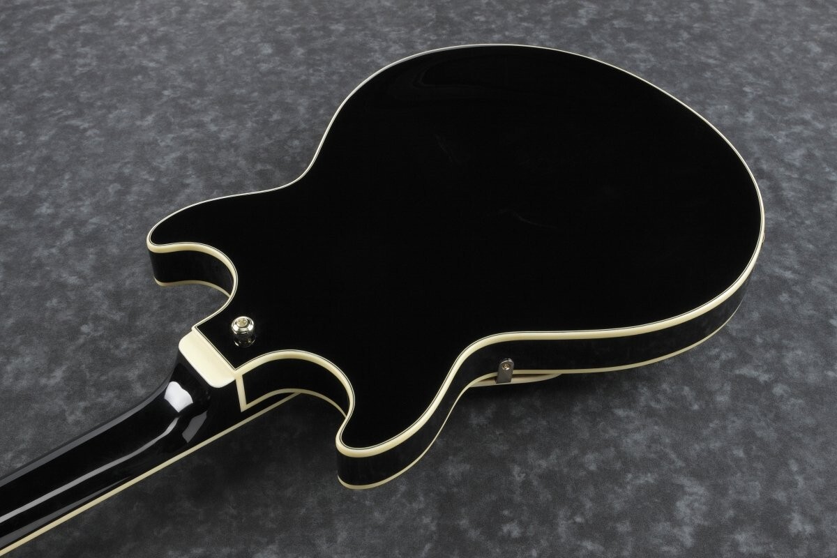 Ibanez AMH90-BK Electric Semi-Acoustic Guitar Black with Gig