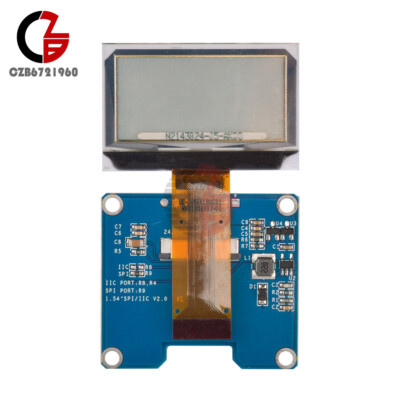 1.51'' OLED Transparent Screen Display Module 3.3V SPI/I2C SSD1309 Adapter Board
