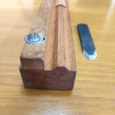 Kiyotada Rare Specialty Shakuri Kanna Japanese Rabbet Plane Used 清忠