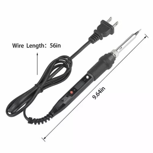 Hand Solder Wire Tweezers Welding Tool Electric Soldering Iron 80W Digital LCD - Picture 3 of 5