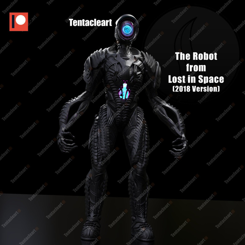TentacleArt 3D 1/6 Scale Lost in Space Robot (from the 2018 series) kit