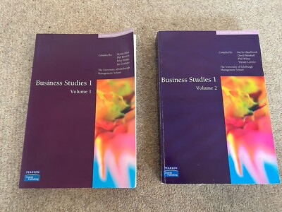 Business Studies 1 - Volume 1 and 2