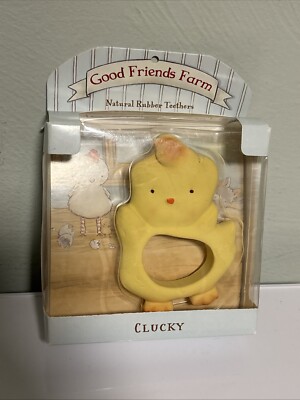 Bunnies By The Bay SILLY BUDDY Good Friends Farm Clucky Teether Chicken