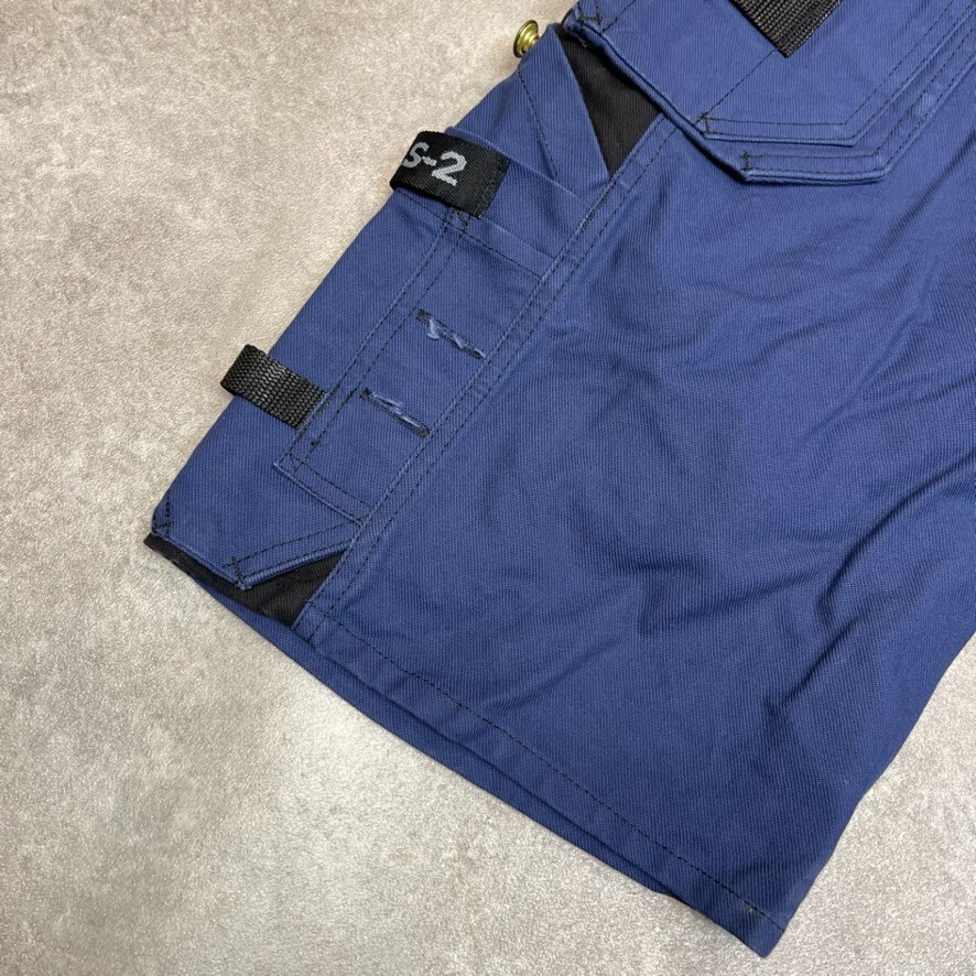 C44 Cargo Shorts Mens Baggy Outdoor Workwear Carpenter Pant, Navy, 30" image 7