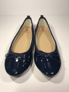 navy patent flats