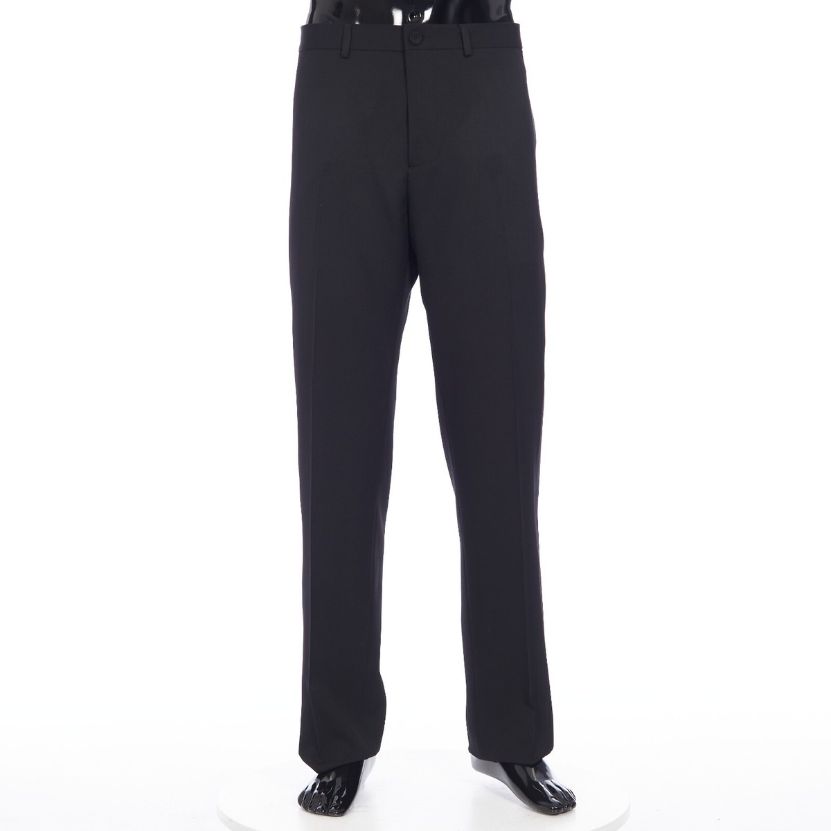 DIOR x PETER DOIG 1240$ Dress Pants In Black Wool Twill With Satin
