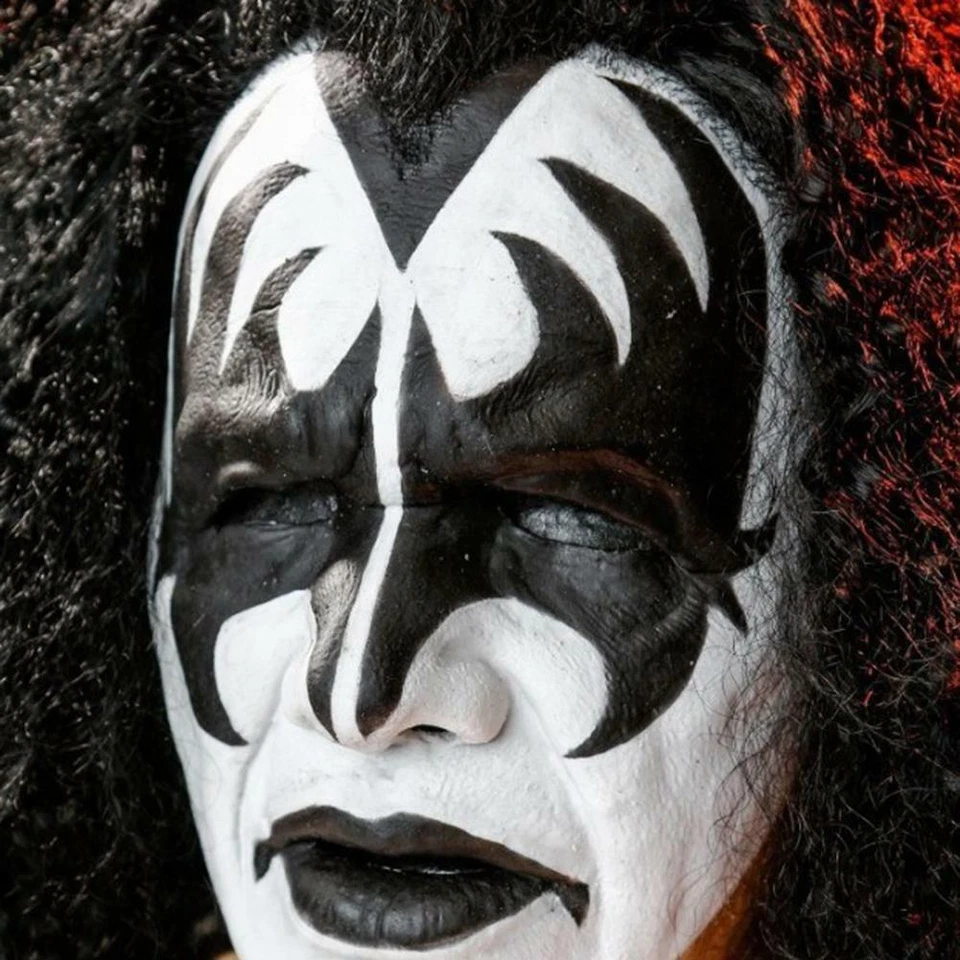 Kiss Band Gene Simmons Maske Cosplay Latex Maske Halloween Rock Party Kostüm - Bild 3 von 4