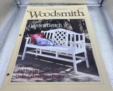 Woodsmith Classic Garden Bench Volume 16 Number 93