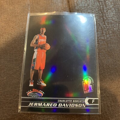 JERMAREO DAVIDSON 2007-08 STADIUM CLUB SUPER TEAM ROOKIE BLACK REFRACTOR