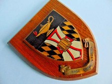 Vintage  University of London Bedford College School Crest Shield Plaque cz