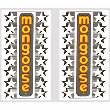 1983-85 Mongoose fork decal set - Orange/Yellow