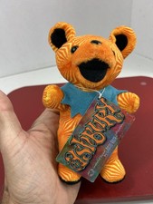 Vintage Grateful Dead Ashbury Bean Bear Plush Liquid Blue 1998 Stuffed Animal