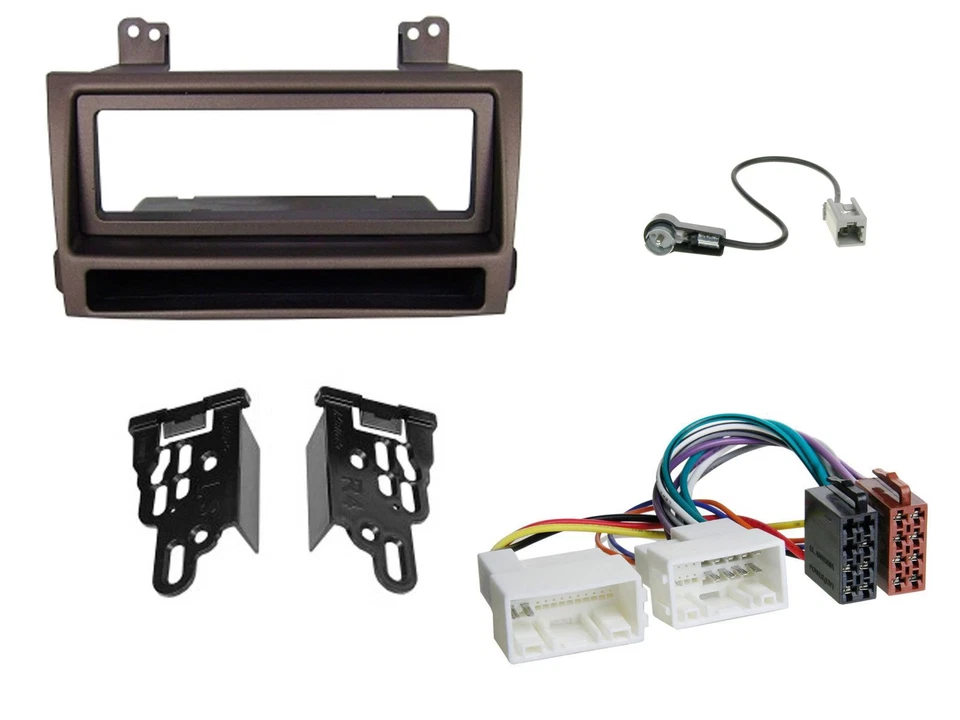 JVC Bluetooth MP3 USB DAB Autoradio für Hyundai Sonata ab 09 dunkelbraun metalli - Bild 3 von 4