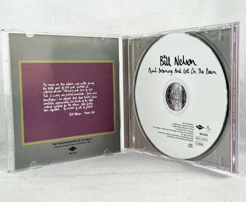 BILL NELSON Quit Dreaming And Get On The Beam CD 7 Bonus Trax Red Noise Be Bop - Picture 3 of 4