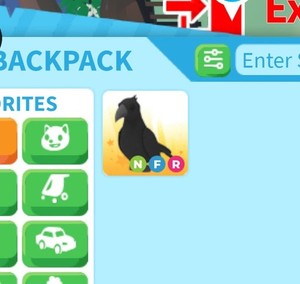 FLy Ride - FR Crow- Adopt Me Pets