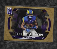 2025 Donruss Elite Hobby Gold Field Vision Kyre Williams #'d 03/10