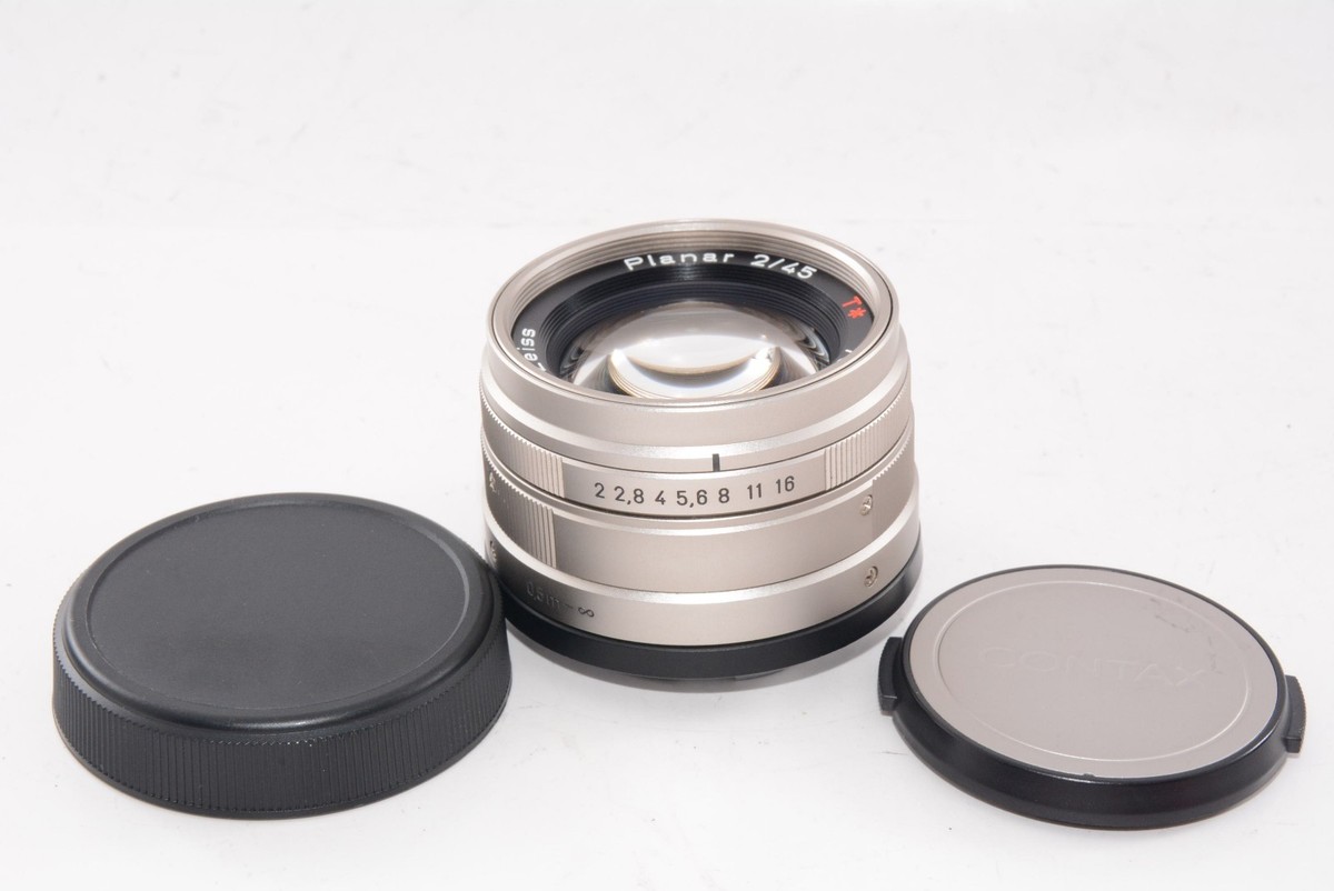Exc+5]CONTAX Carl Zeiss Planar 45mm f/2 T* for G1 / G2 From JAPAN