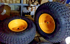 2pk Husqvarna Poulan Oem Ridermower 20 X 8.00-8 Wheel Assys 34 X 3-12 Shft