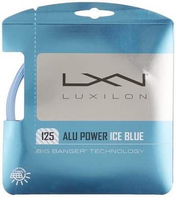 Luxilon ALU Power Tennis String - Set and Reel 1.25mm Ice Blue