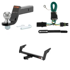 CURT Trailer Hitch Towing Cargo Package, Wiring Harness, 45042 Ball Mount 13021