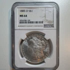 1885-O Morgan Dollar NGC MS64 Silver $1 Coin New Orleans KM#110