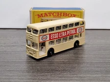 Rare Matchbox Daimler Bus Esso Petrol Beige #74 1:64 Diecast Lesney NIB