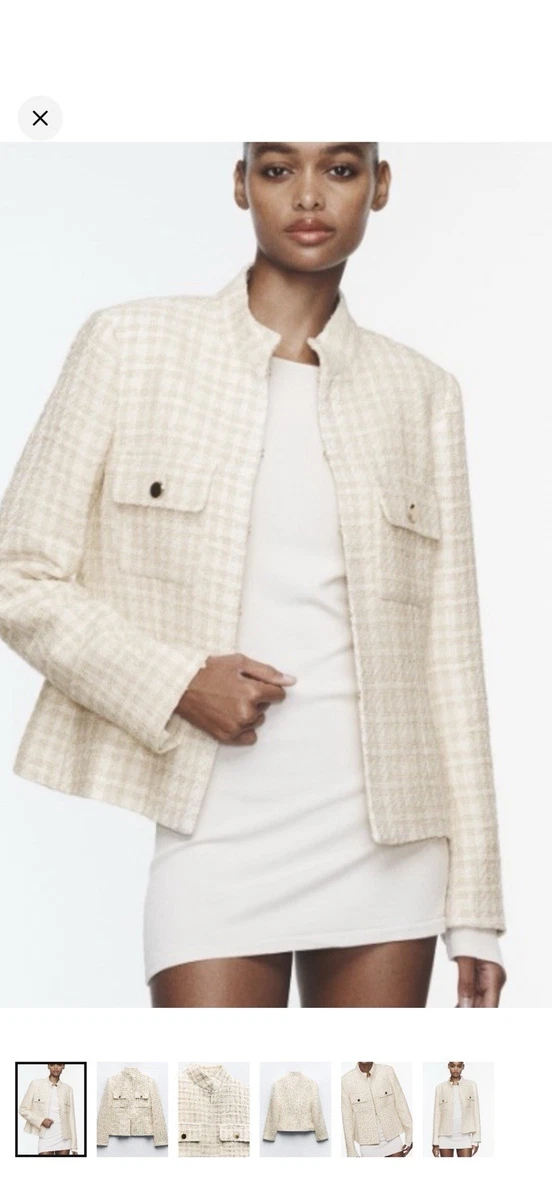 Zara White Coats, Jackets & Vests for Women for sale - eBay