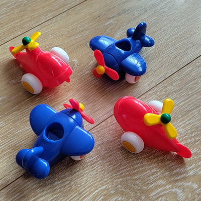 Viking toys 2x Flugzeug  blau, 2x Heli rot, ab 1 Jahr