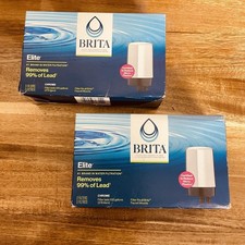 6 Brita Replacement Water Filters 2 Boxes for Brita Tap Faucet Mounts Chrome