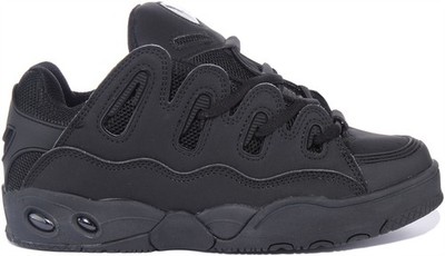 Osiris D3 Og Air Bag Chunky Lace Up Womens Sneakers In All Black