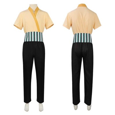 One Piece Live Action 2(2026) Roronoa Zoro Cosplay Halloween Top Pants Fancy Men