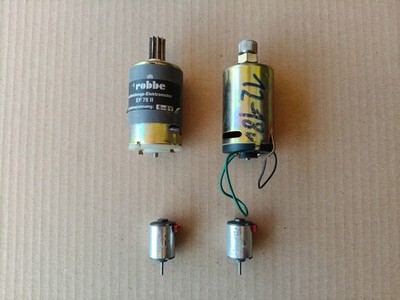 Lot of 4 RC Electric Motors   Bühler (x2), KSA, Robbe   Untested