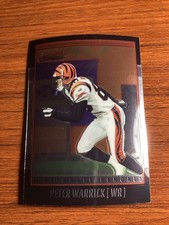 2001 Bowman Chrome Football Peter Warrick Bengals #89