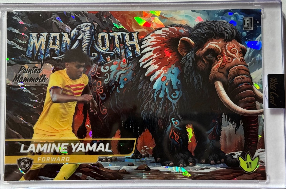 🔥 Lamine Yamal Rookie Card 2025 Dino-Might Mammoth 1/1 – 2026