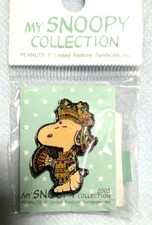 SNOOPY Pin Badge Set of 2 Retro 2003