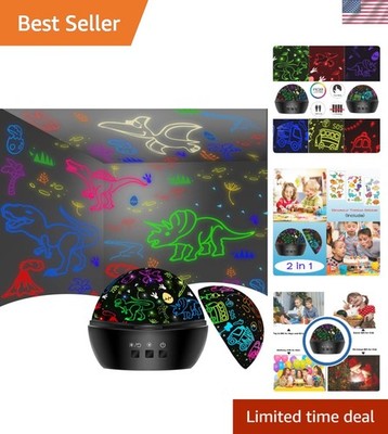 Interactive LED Dinosaur Light Projector - Create Magical Ambiance for Kids