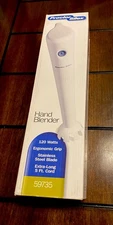 NIB - Proctor Silex No.59735 Hand Blender - Ergo Grip/ 120 Watt