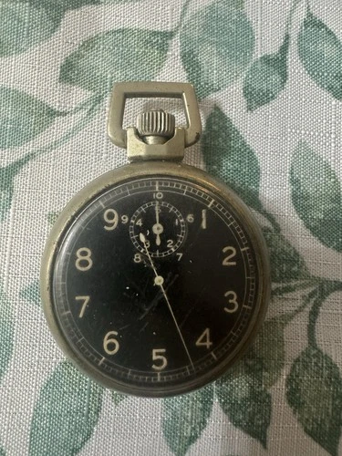 Antique 16s 1945 Elgin Jitterbug Type A-8 15J Pocket Watch 582 WW2 USA Running