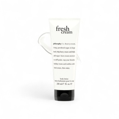 Philosophy Fresh Cream Body Lotion, 7 Fl Oz, SEALED, No Box